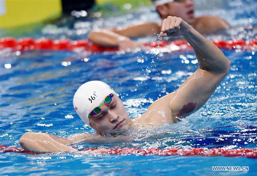 (SP)CHINA-QINGDAO-SWIMMING-NATIONAL CHAMPIONSHIPS-SUN YANG