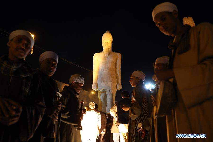 EGYPT-SOHAG-RAMSES II STATUE-REVIVAL