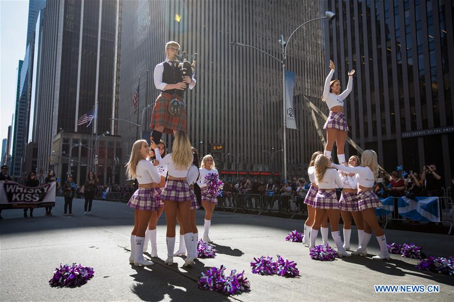 U.S.-NEW YORK-TARTAN DAY PARADE