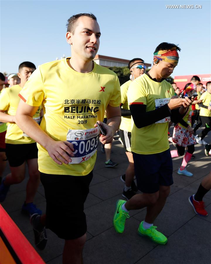 (SP)CHINA-BEIJING-HALF MARATHON 2019(CN)