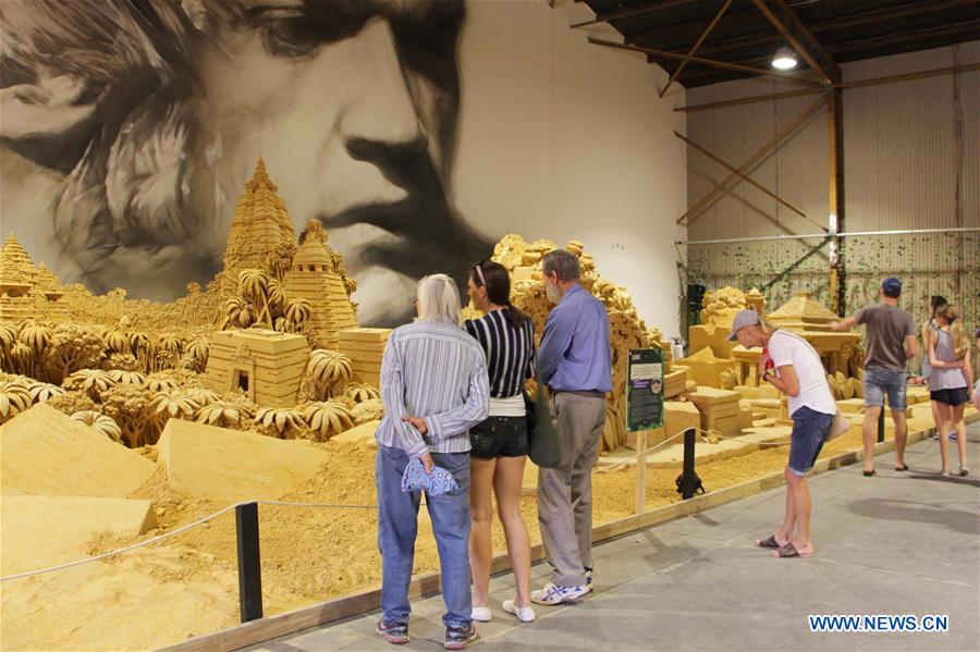 AUSTRALIA-ADELAIDE-SAND SCULPTURES