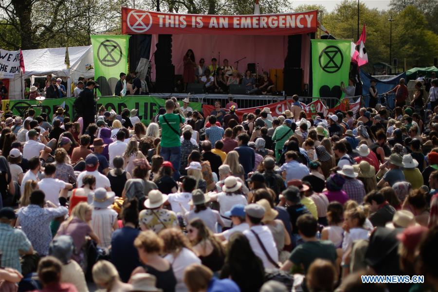 BRITAIN-LONDON-CLIMATE CHANGE DEMONSTRATION