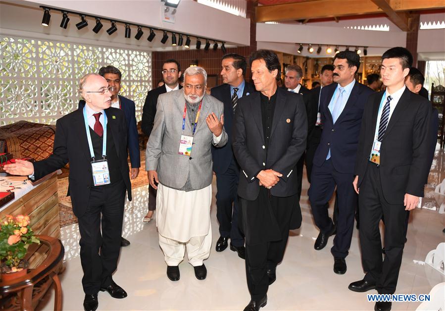 (EXPO 2019)CHINA-BEIJING-HORTICULTURAL EXPO-PAKISTAN GARDEN-IMRAN KHAN-VISIT (CN)