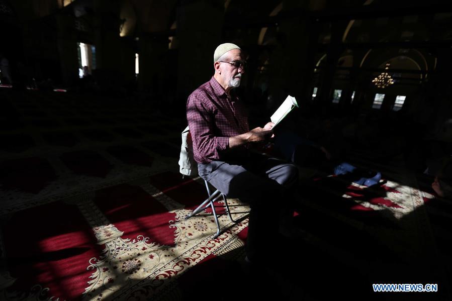 MIDEAST-JERUSALEM-RAMADAN-AL AQSA MOSQUE