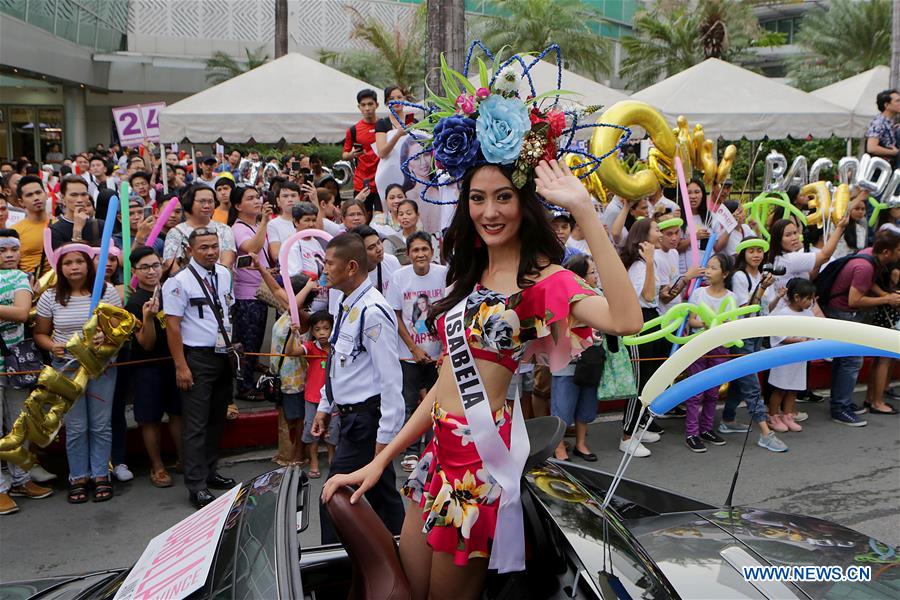 PHILIPPINES-QUEZON CITY-BEAUTY CONTEST-PARADE