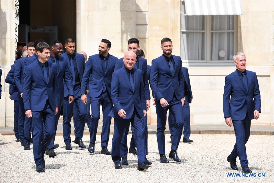 (SP)FRANCE-PARIS-FRENCH SOCCER TEAM