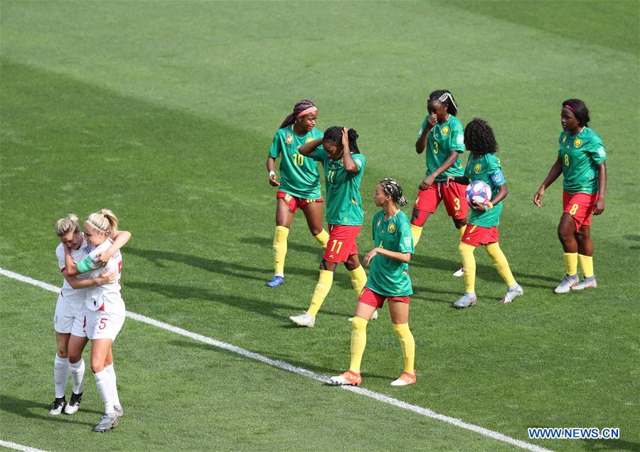 (SP)FRANCE-VALENCIENNES-2019 FIFA WOMEN'S WORLD CUP-ROUND OF 16-ENGLAND VS CAMEROON