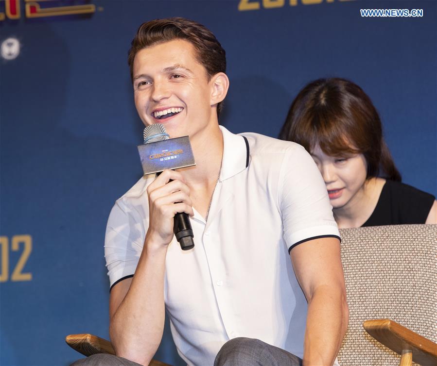 SOUTH KOREA-SEOUL-MOVIE-"SPIDER-MAN: FAR FROM HOME"-PROMOTION