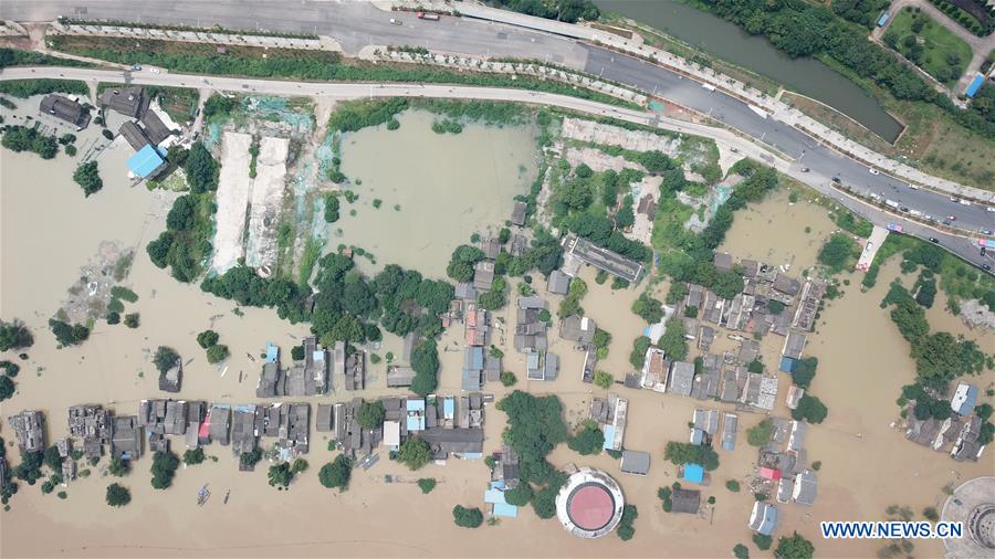 CHINA-HUNAN-XIANGTAN-FLOODS