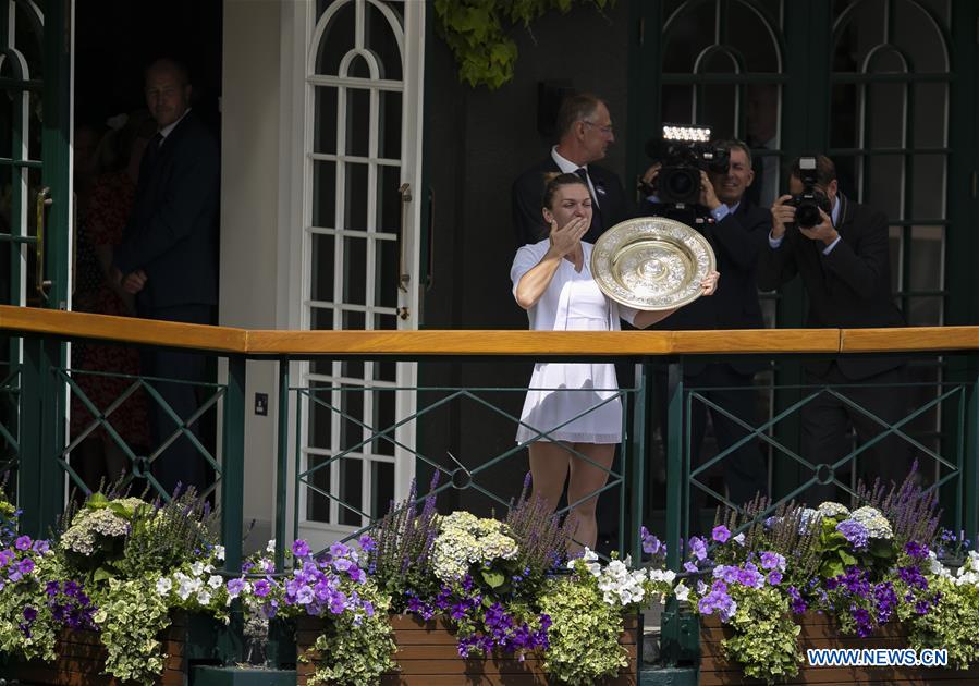 (SP)BRITAIN-LONDON-TENNIS-WIMBLEDON CHAMPIONSHIPS 2019-WOMEN'S SINGLES-FINAL