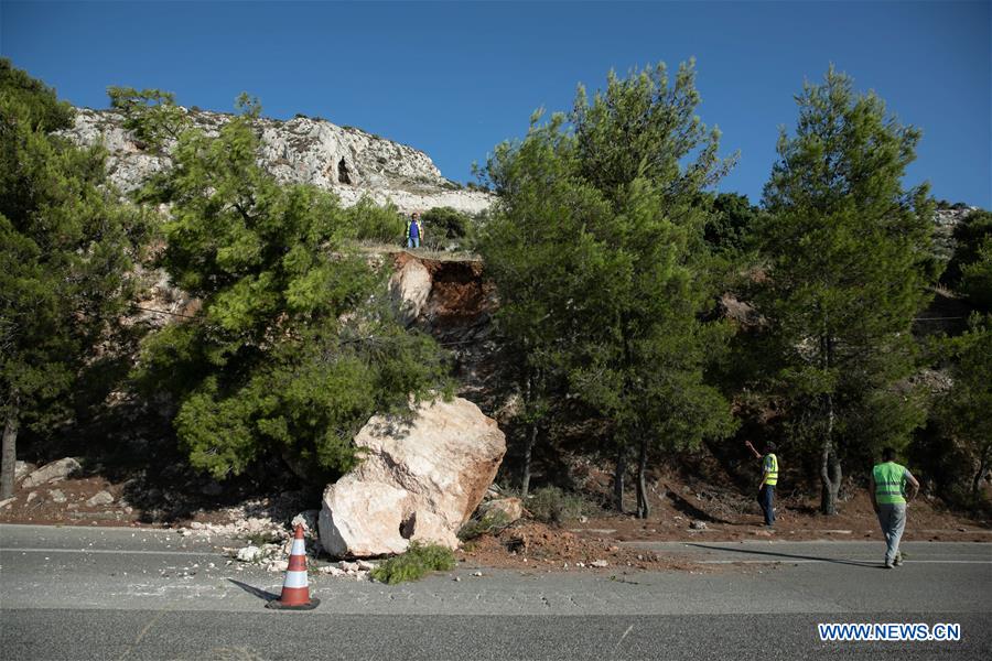 GREECE-ATHENS-EARTHQUAKE