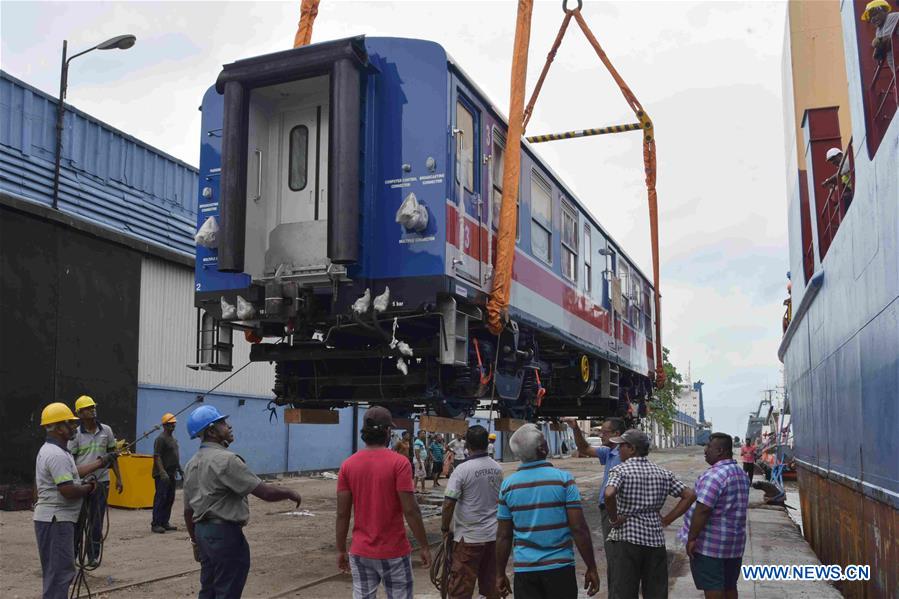 SRI LANKA-COLOMBO-RAILWAY-CHINESE TRAIN-IMPORT