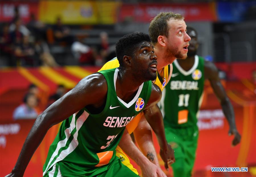 (SP)CHINA-DONGGUAN-BASKETBALL-FIBA WORLD CUP-GROUP H-AUSTRALIA VS SENEGAL (CN)