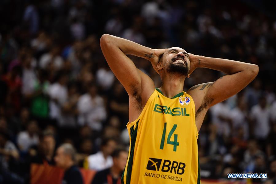 (SP)CHINA-NANJING-BASKETBALL-FIBA WORLD CUP-GROUP F-GREECE VS BRAZIL(CN)