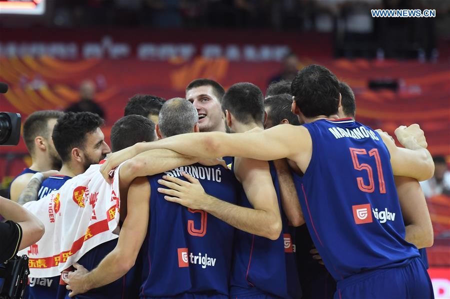 (SP)CHINA-FOSHAN-BASKETBALL-FIBA WORLD CUP-GROUP D- ITALY VS SERBIA (CN)