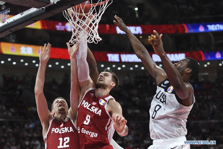 (SP)CHINA-BEIJING-BASKETBALL-FIBA WORLD CUP-USA VS POL(CN)