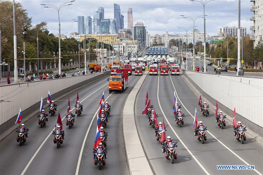 RUSSIA-MOSCOW-MUNICIPAL SERVICE VEHICLE PARADE