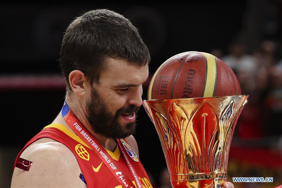 (SP)CHINA-BEIJING-BASKETBALL-FIBA WORLD CUP-ESP VS ARG (CN)