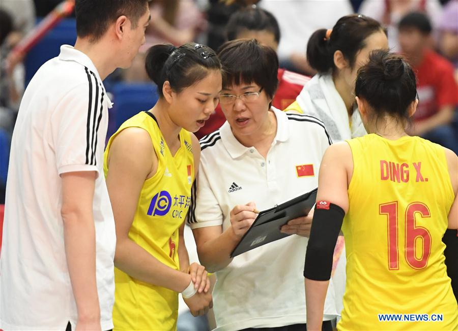 (SP)JAPAN-YOKOHAMA-VOLLEYBALL-WOMEN'S WORLD CUP-CHN VS JPN