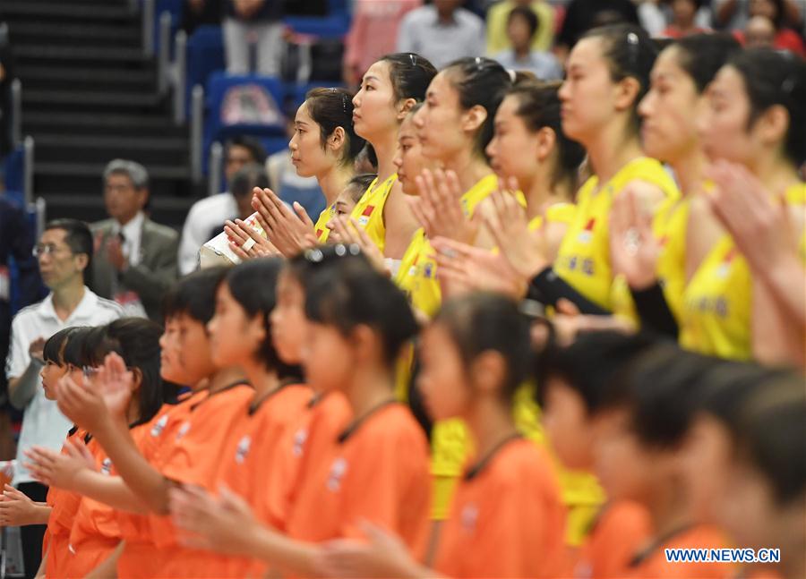 (SP)JAPAN-YOKOHAMA-VOLLEYBALL-WOMEN'S WORLD CUP-CHN VS JPN