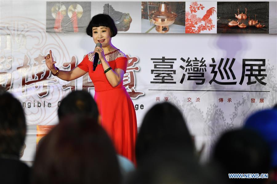 CHINA-TAIPEI-INTANGIBLE CULTURAL HERITAGE-ZIBO-EXHIBITION (CN)