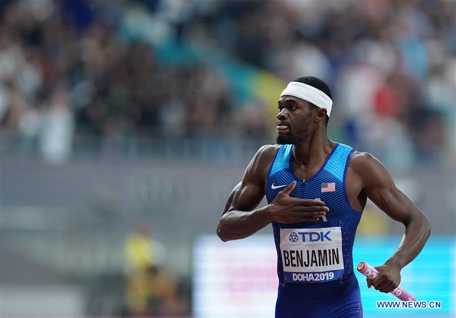 (SP)QATAR-DOHA-ATHLETICS-IAAF WORLD CHAMPIONSHIPS-MEN'S 4X400M RELAY