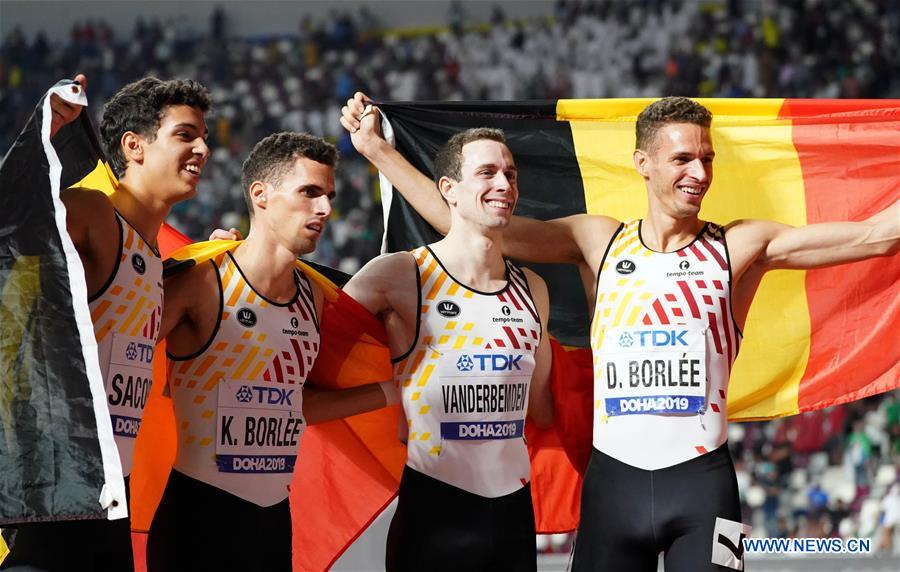 (SP)QATAR-DOHA-ATHLETICS-IAAF WORLD CHAMPIONSHIPS-MEN'S 4X400M RELAY