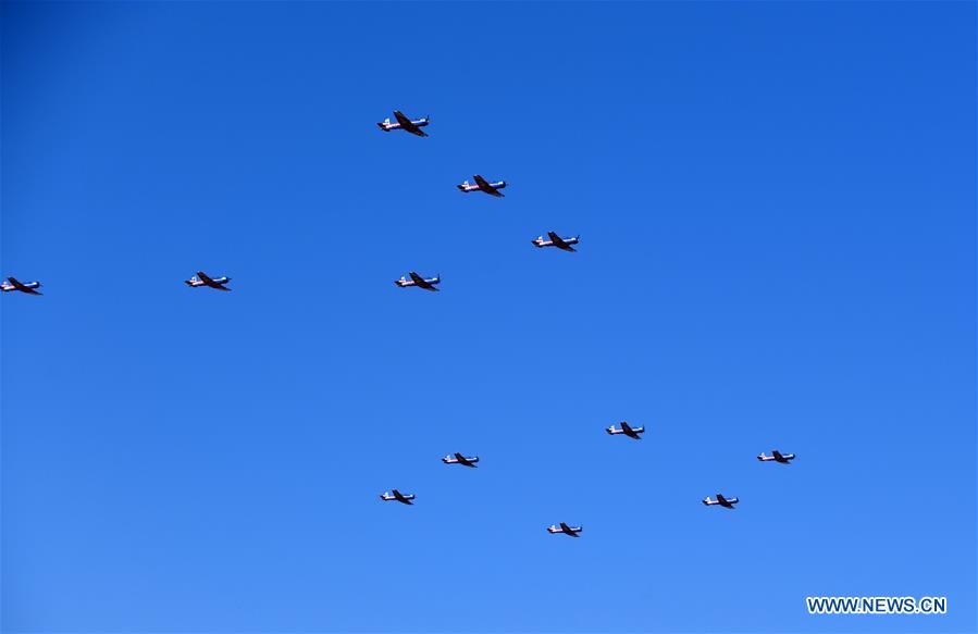 CHINA-JILIN-CHANGCHUN-PLA AIR FORCE-70TH ANNIVERSARY-CELEBRATIONS (CN)