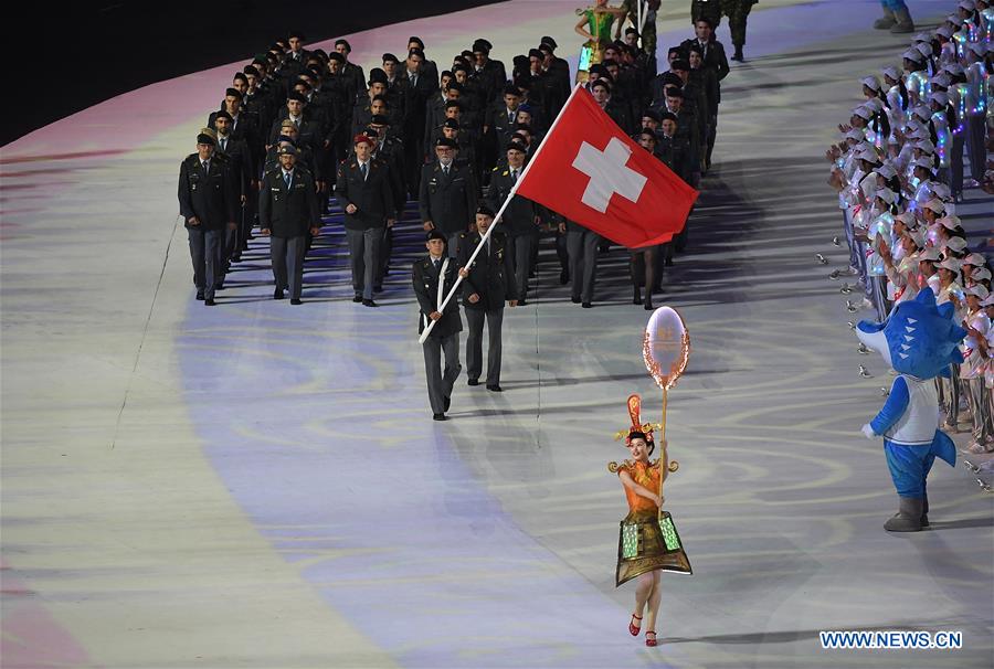 (SP)CHINA-WUHAN-7TH MILITARY WORLD GAMES-OPENING CEREMONY