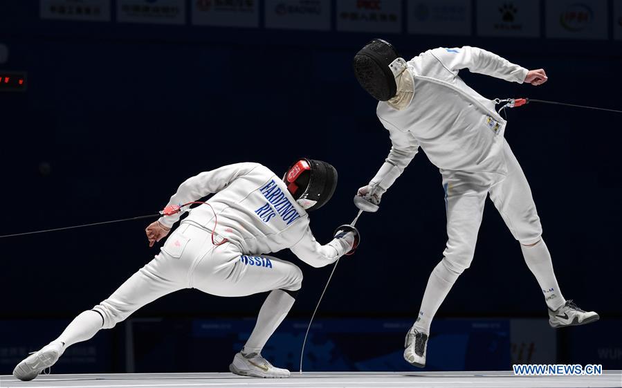 (SP)CHINA-WUHAN-7TH MILITARY WORLD GAMES-FENCING-MEN'S INDIVIDUAL EPEE(CN)