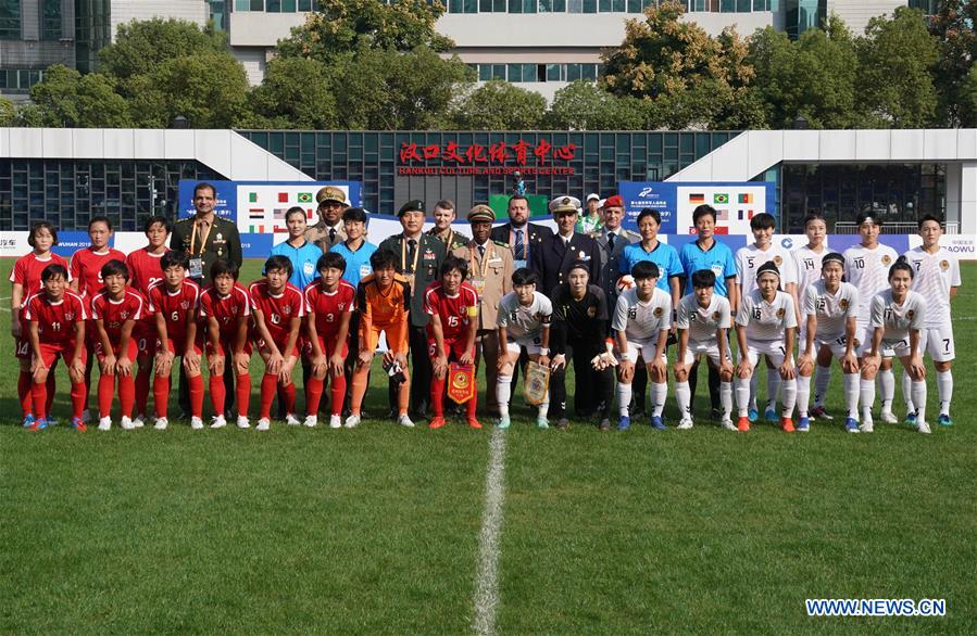 (SP)CHINA-WUHAN-7TH MILITARY WORLD GAMES-FOOTBALL