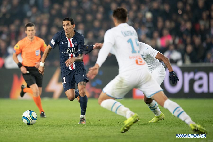 (SP)FRANCE-PARIS-SOCCER-LIGUE 1-PARIS SAINT-GERMAIN VS MARSEILLE