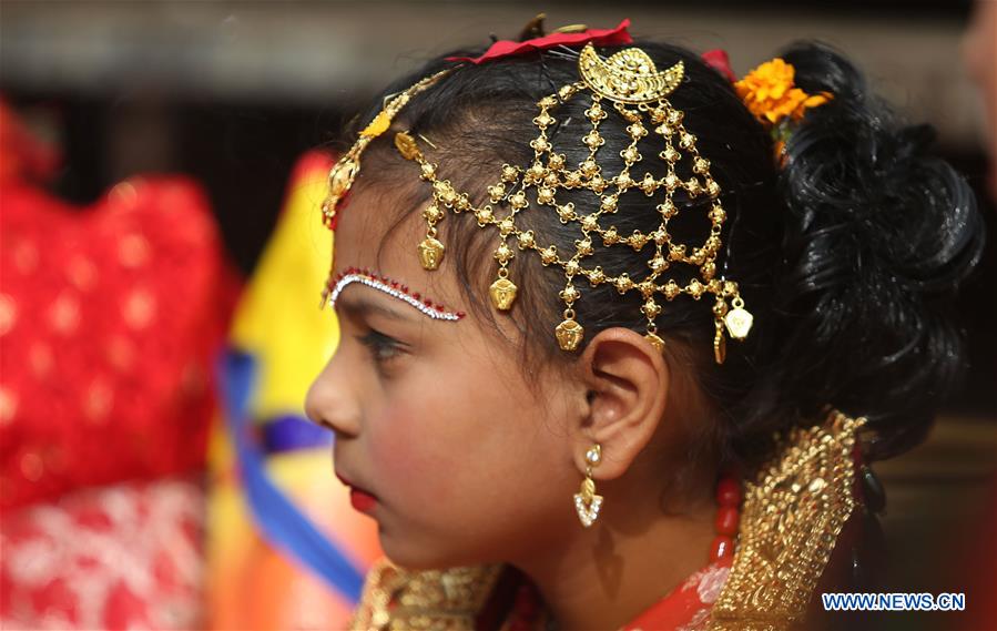 NEPAL-KATHMANDU-CULTURE-BEL BIBAHA CEREMONY