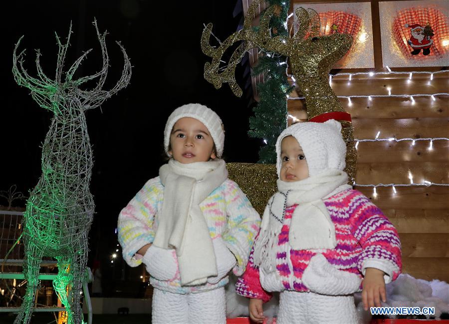 UZBEKISTAN-TASHKENT-CHRISTMAS-DECORATION