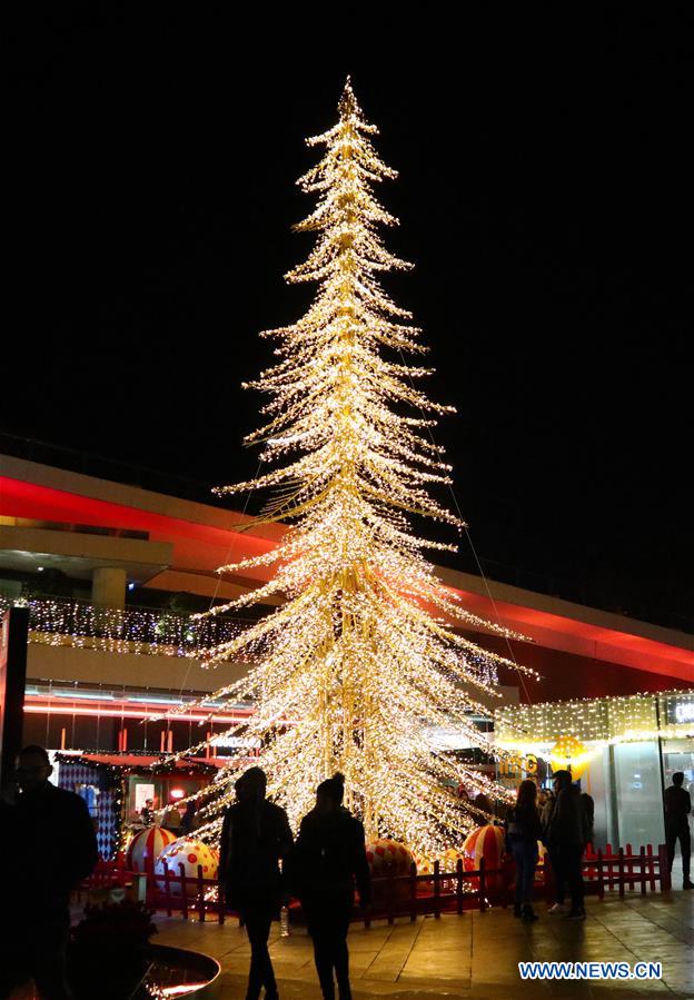 TURKEY-ISTANBUL-SHOPPING MALL-CHRISTMAS TREE