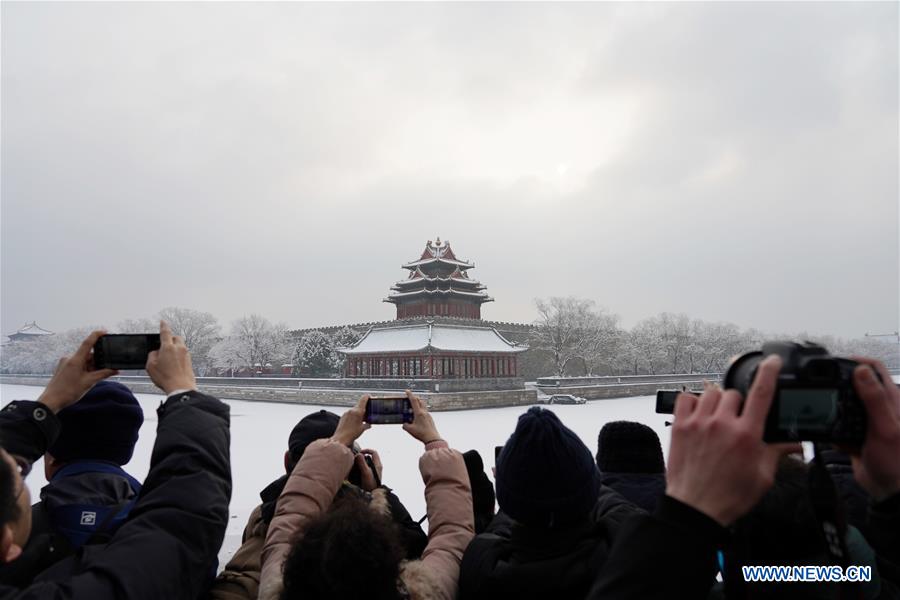 CHINA-BEIJING-SNOW SCENERY (CN)