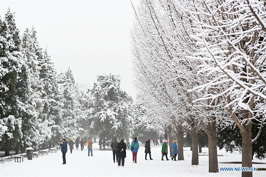 CHINA-BEIJING-SNOW SCENERY (CN)