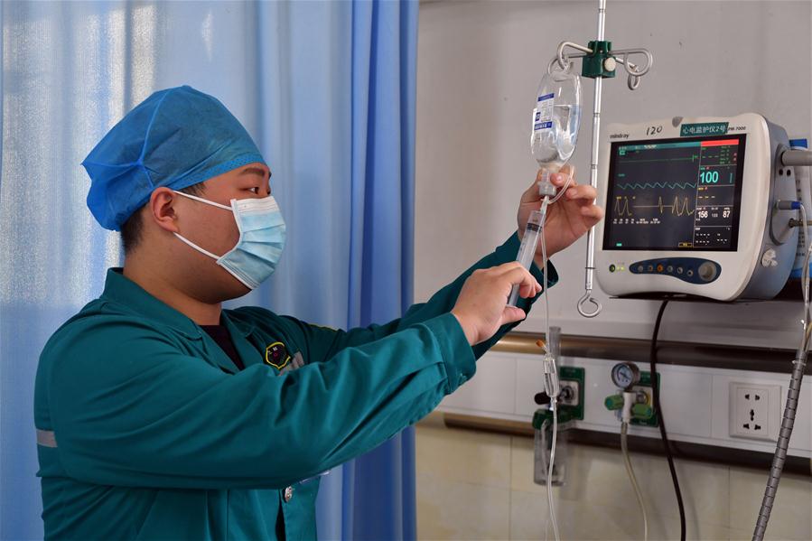 CHINA-HENAN-MALE NURSE-NOVEL CORONAVIRUS-EPIDEMIC (CN)