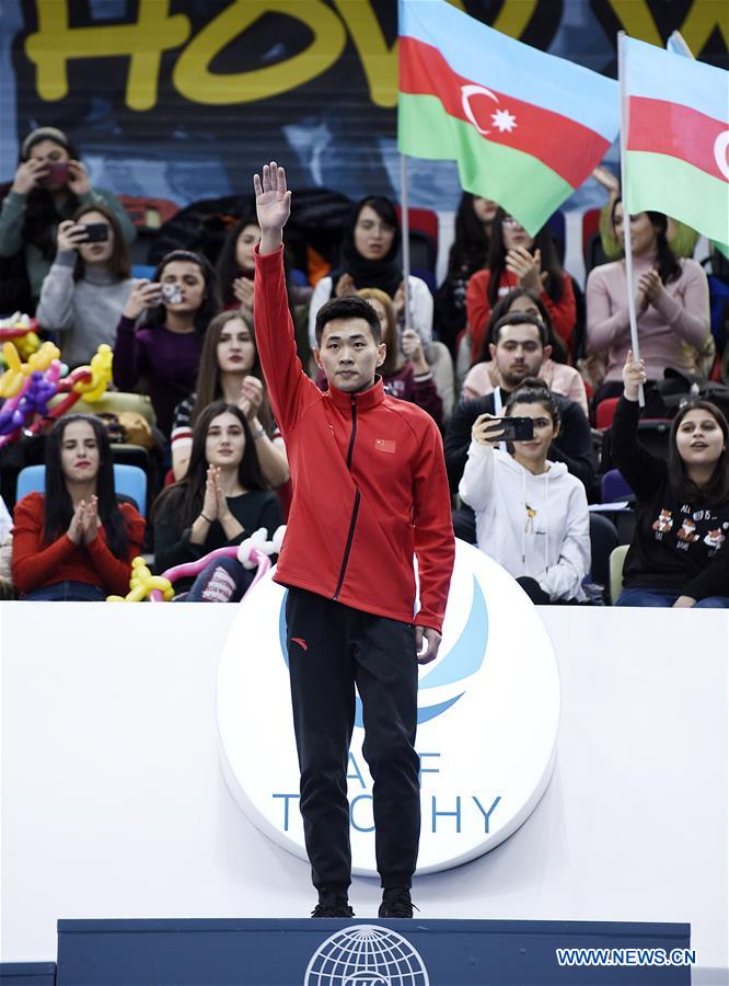 (SP)AZERBAIJAN-BAKU-FIG-WORLD CUP-TRAMPOLINE GYMNASTICS-MEN'S INDIVIDUAL FINAL