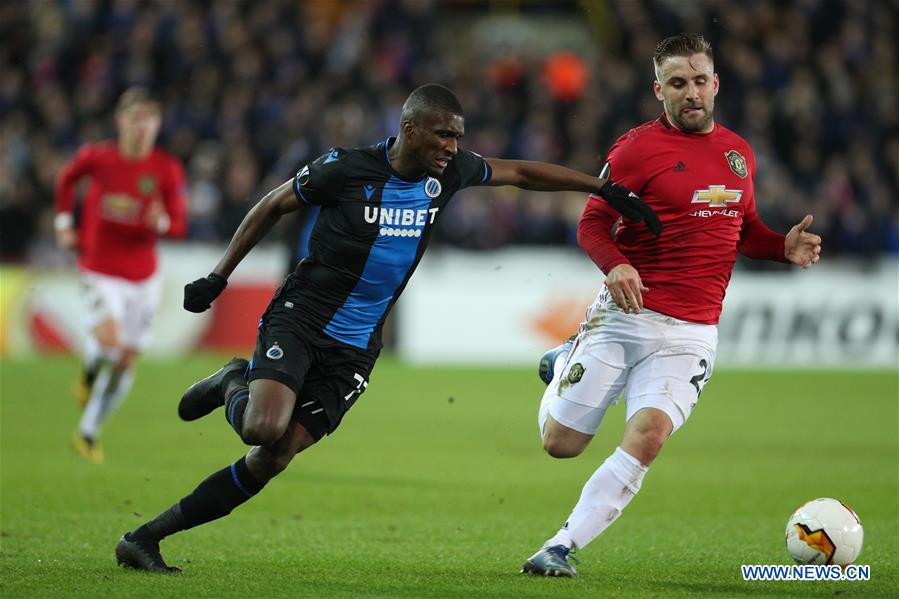 (SP)BELGIUM-BRUGES-EUROPA LEAGUE-CLUB BRUGGE VS MAN. UTD.