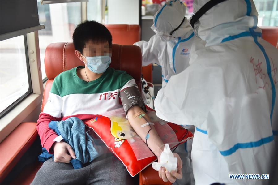 CHINA-BEIJING-COVID-19-RECOVERED PATIENTS-PLASMA-DONATION (CN)