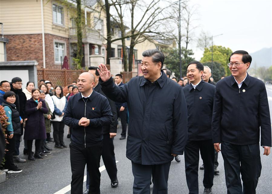 CHINA-ZHEJIANG-ANJI-XI JINPING-INSPECTION (CN)