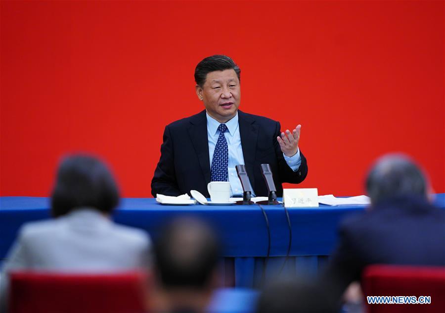 (TWO SESSIONS)CHINA-BEIJING-XI JINPING-CPPCC-JOINT PANEL DISCUSSION (CN)