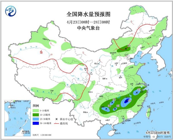 南方降水重心移至江南 西北再上30℃