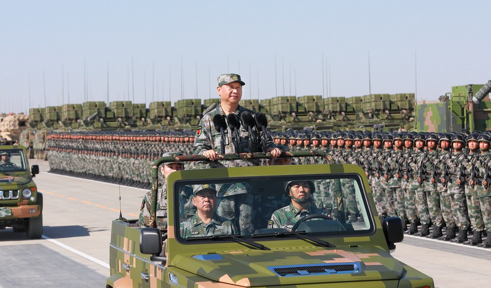 庆祝建军90周年阅兵隆重举行 习近平检阅部队并发表重要讲话