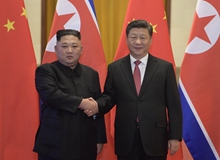 习近平同金正恩举行会谈（2019年1月）